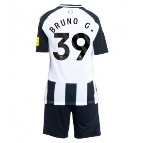 Billiga Newcastle United Bruno Guimaraes #39 Hemmatröja Barn 2024-25 Kortärmad (+ Korta byxor)